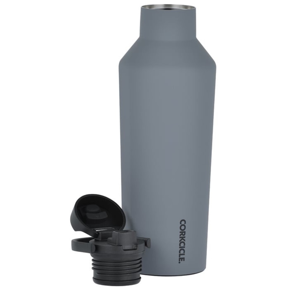 Corkcicle Matte Slate Grey Bottle with Chug Lid